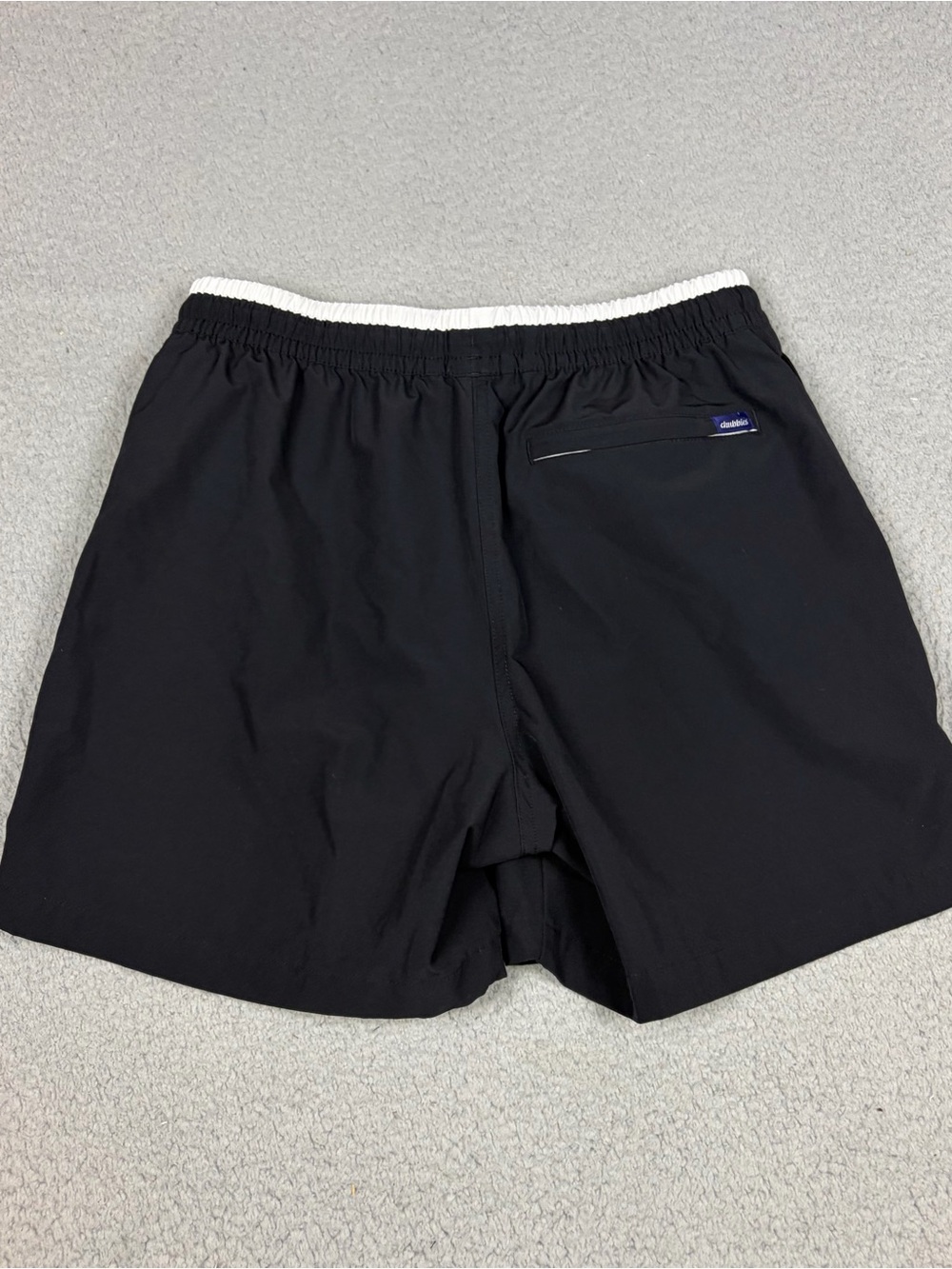 chubbies Swim Trunks Men’s Medium Black Lined Drawstring Beach 5.5” Inseam - Picture 8 of 12